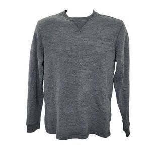 2/$20 Eddie Bauer Plain Grey Crewneck Sweatshirt Top Size: Small